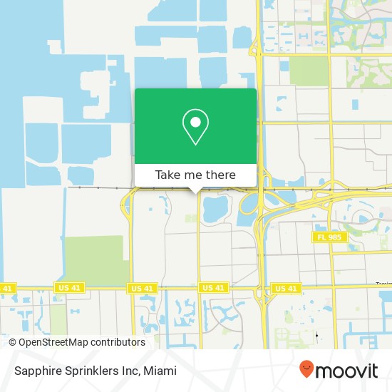 Mapa de Sapphire Sprinklers Inc