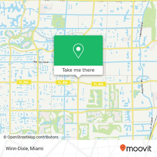 Winn-Dixie map