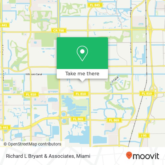 Richard L Bryant & Associates map