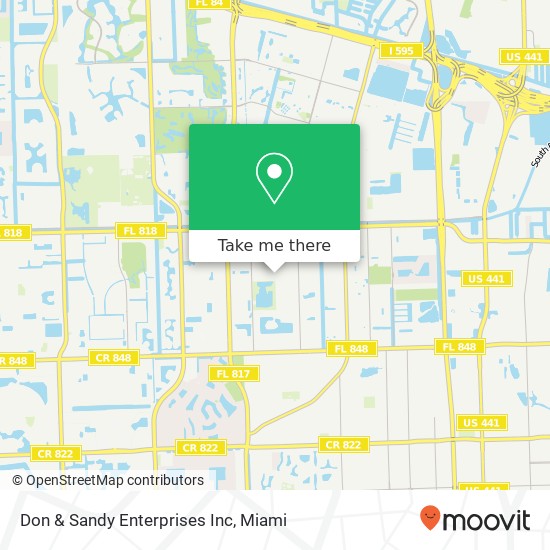 Don & Sandy Enterprises Inc map