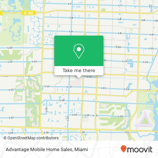 Mapa de Advantage Mobile Home Sales