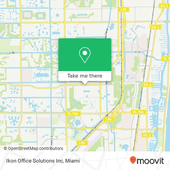 Ikon Office Solutions Inc map