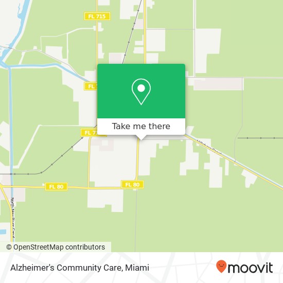 Alzheimer's Community Care map