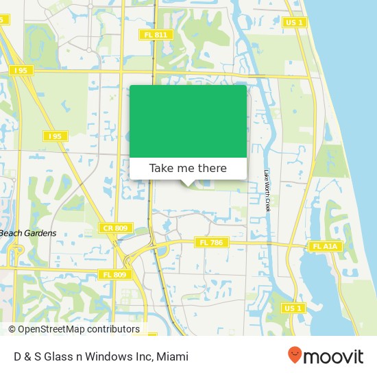 D & S Glass n Windows Inc map