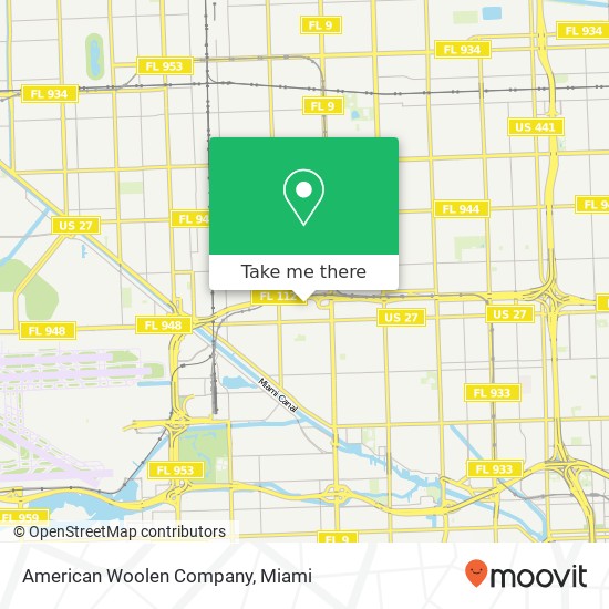 American Woolen Company map