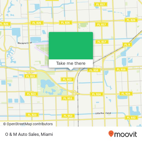 O & M Auto Sales map