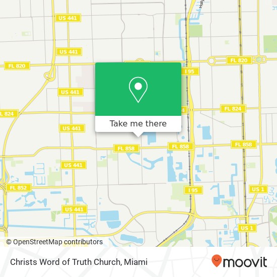 Christs Word of Truth Church map