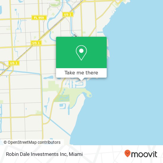 Mapa de Robin Dale Investments Inc
