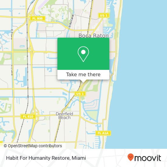 Habit For Humanity Restore map