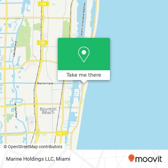 Marine Holdings LLC map