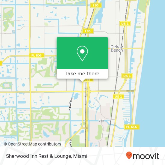 Sherwood Inn Rest & Lounge map
