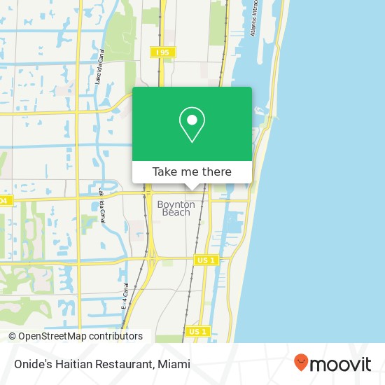 Onide's Haitian Restaurant map