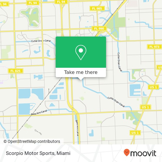 Scorpio Motor Sports map