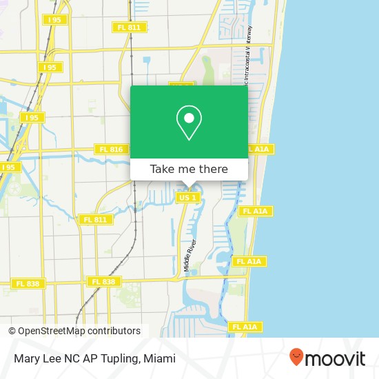 Mapa de Mary Lee NC AP Tupling