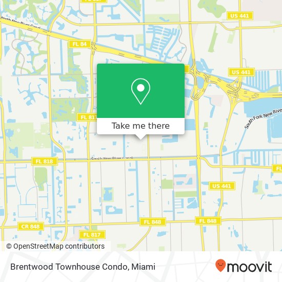 Brentwood Townhouse Condo map