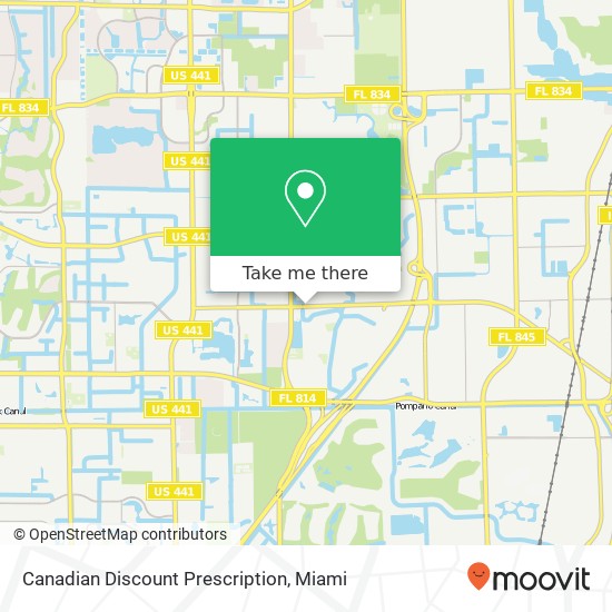 Canadian Discount Prescription map