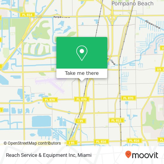 Reach Service & Equipment Inc map