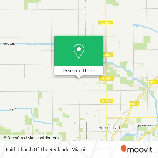 Faith Church Of The Redlands map