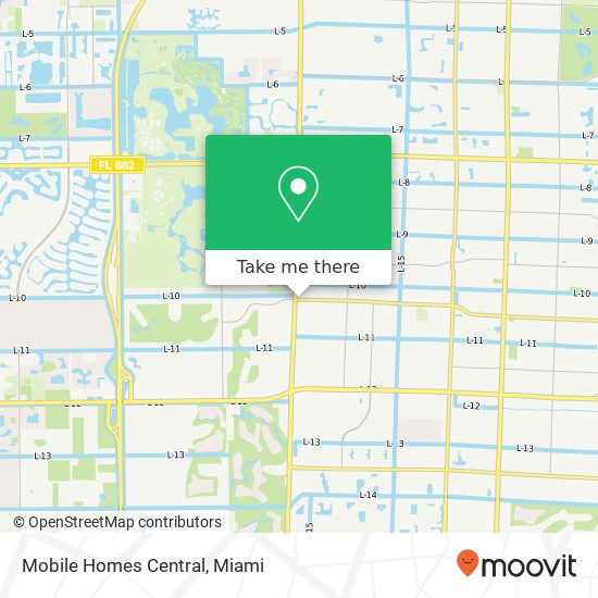 Mapa de Mobile Homes Central