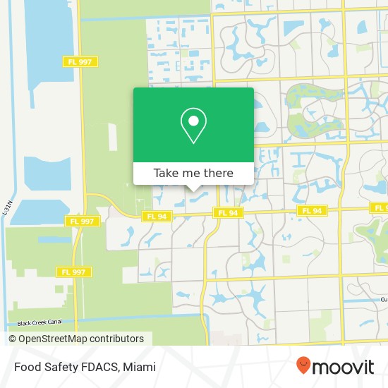 Food Safety FDACS map