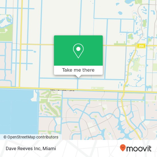 Dave Reeves Inc map