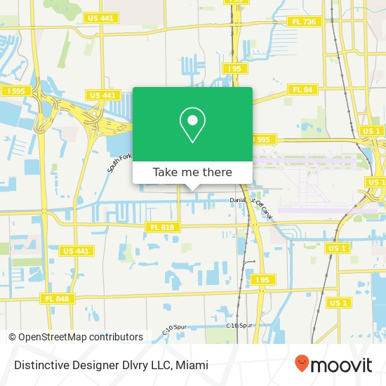 Mapa de Distinctive Designer Dlvry LLC