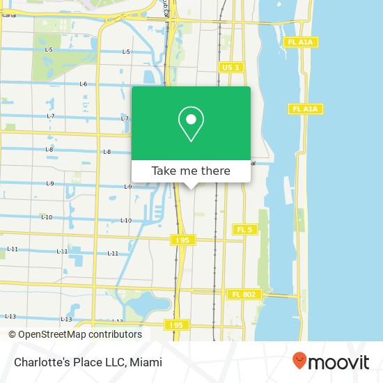 Mapa de Charlotte's Place LLC