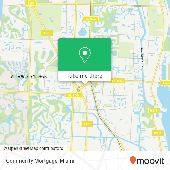 Mapa de Community Mortgage