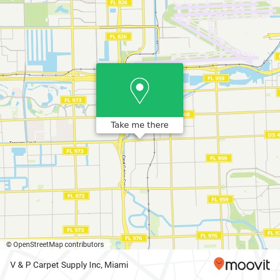 V & P Carpet Supply Inc map
