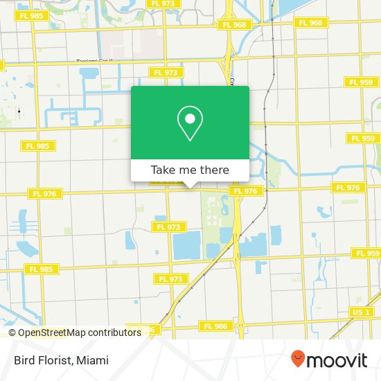 Bird Florist map