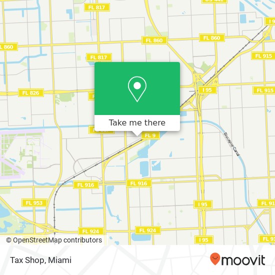 Tax Shop map