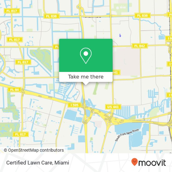 Mapa de Certified Lawn Care