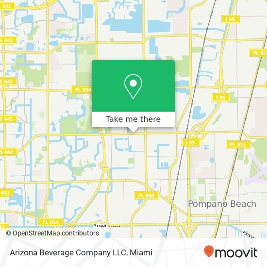 Mapa de Arizona Beverage Company LLC