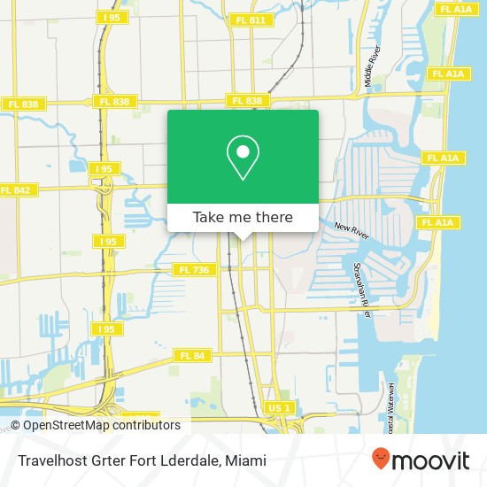 Mapa de Travelhost Grter Fort Lderdale