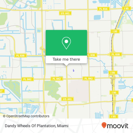 Mapa de Dandy Wheels Of Plantation