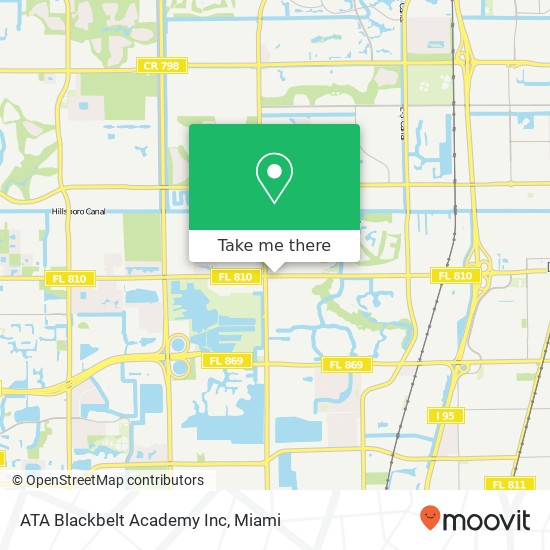 Mapa de ATA Blackbelt Academy Inc