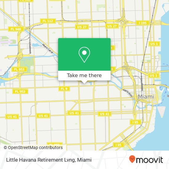 Mapa de Little Havana Retirement Lvng