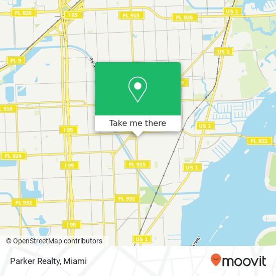 Mapa de Parker Realty