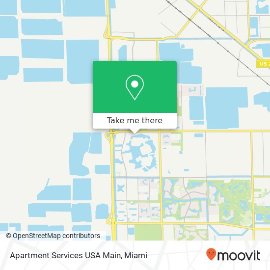 Mapa de Apartment Services USA Main