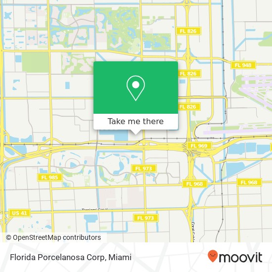 Florida Porcelanosa Corp map