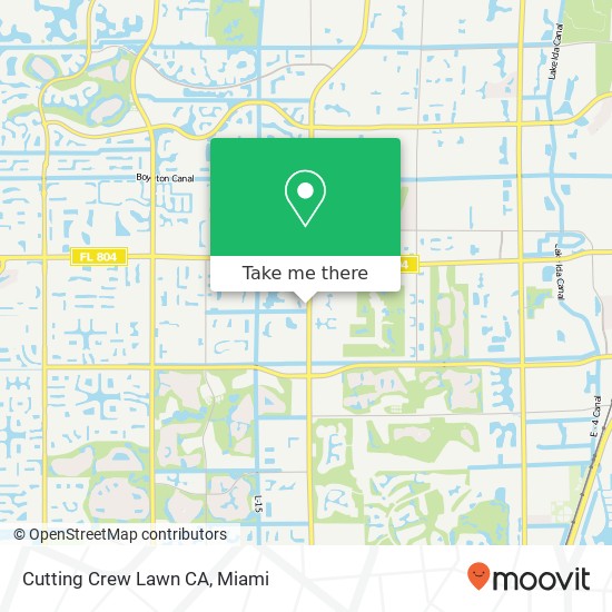 Cutting Crew Lawn CA map