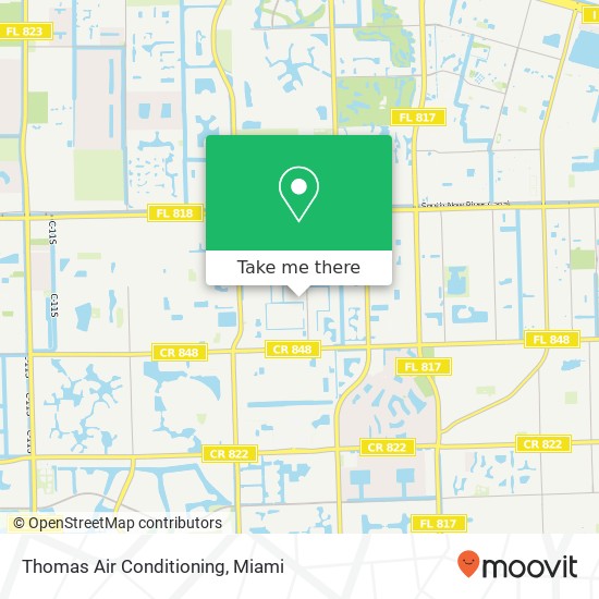 Thomas Air Conditioning map