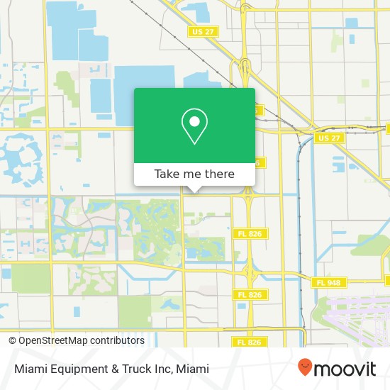 Mapa de Miami Equipment & Truck Inc