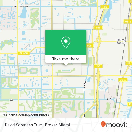 Mapa de David Sorensen Truck Broker