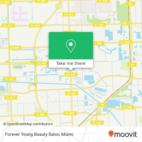 Mapa de Forever Young Beauty Salon