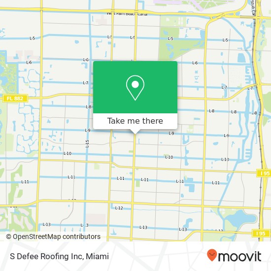 S Defee Roofing Inc map