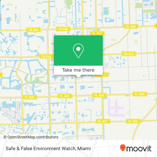 Safe & False Environment Watch map