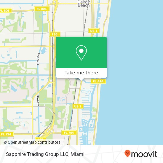 Sapphire Trading Group LLC map