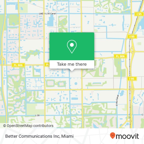 Better Communications Inc map
