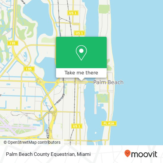 Mapa de Palm Beach County Equestrian